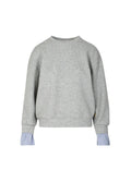 SWEATSHIRT WITH SLEEVE DETAIL