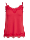 Rosie Lace Top - Coral Pink