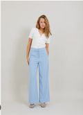 Alba Trousers - Stone Blue