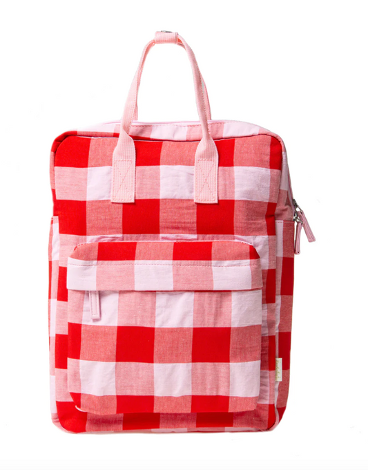 Cherry Check Rucksack