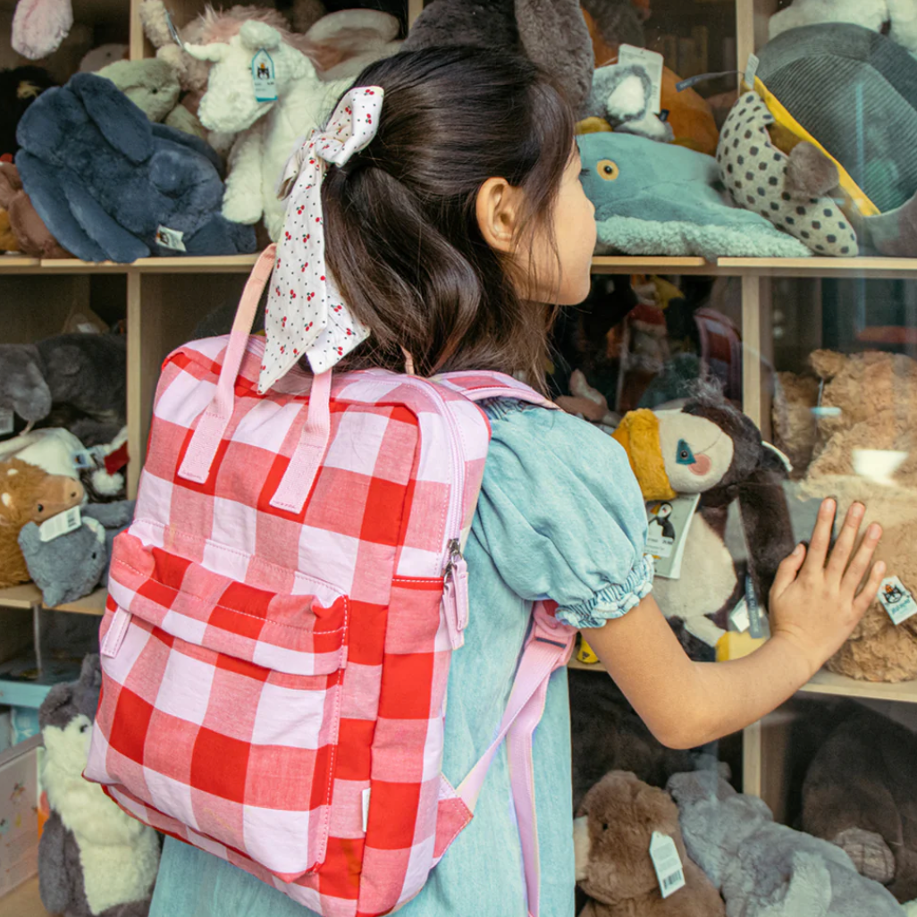 Cherry Check Rucksack