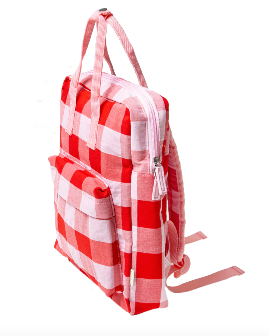 Cherry Check Rucksack