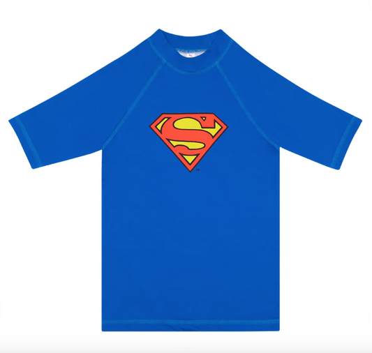 Children's Slipfree Rash Vest - Superman