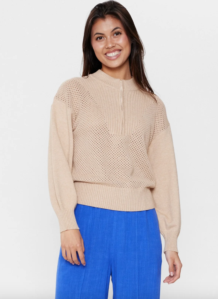 NUEPPI PULLOVER - Praline