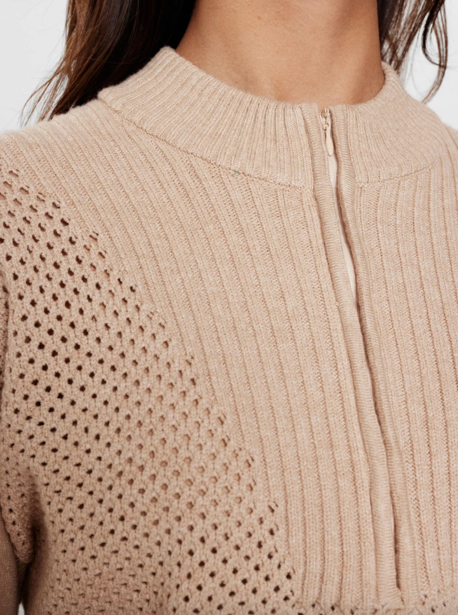 NUEPPI PULLOVER - Praline