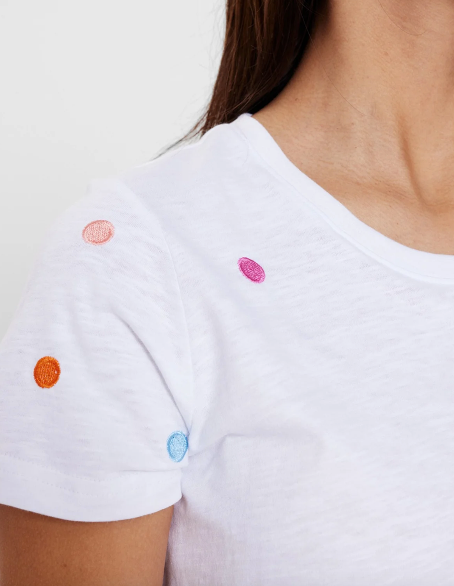 NUJULY TEE  - Bright White