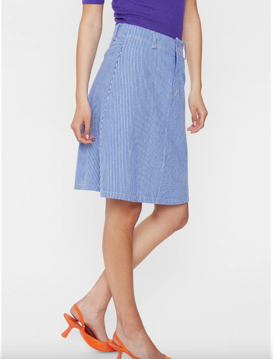 NuPernille Skirt - Medium Blue Denim