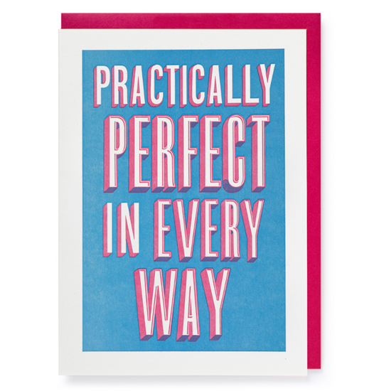 'Practically Perfect' Card