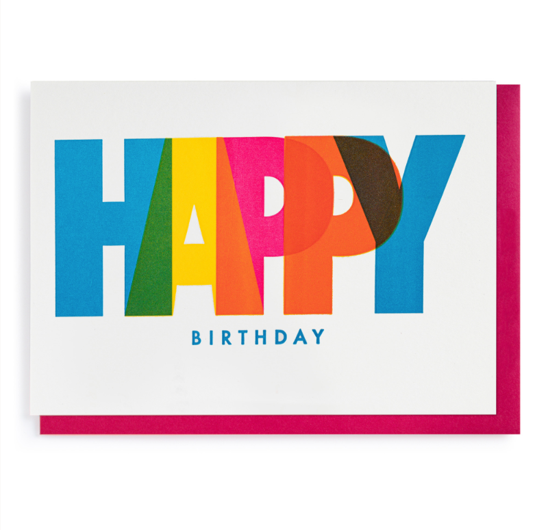 Happy Birthday Card - Pressink