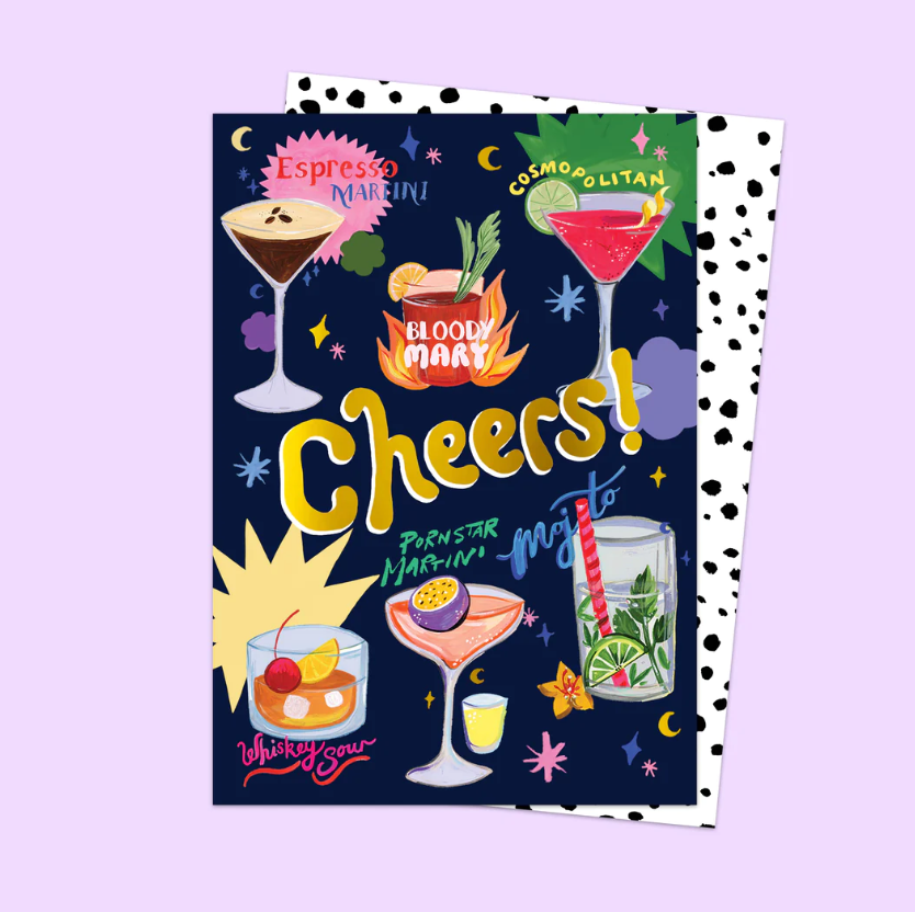 Cheers Cocktail Card