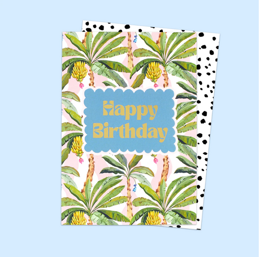 Happy Birthday Palms Card