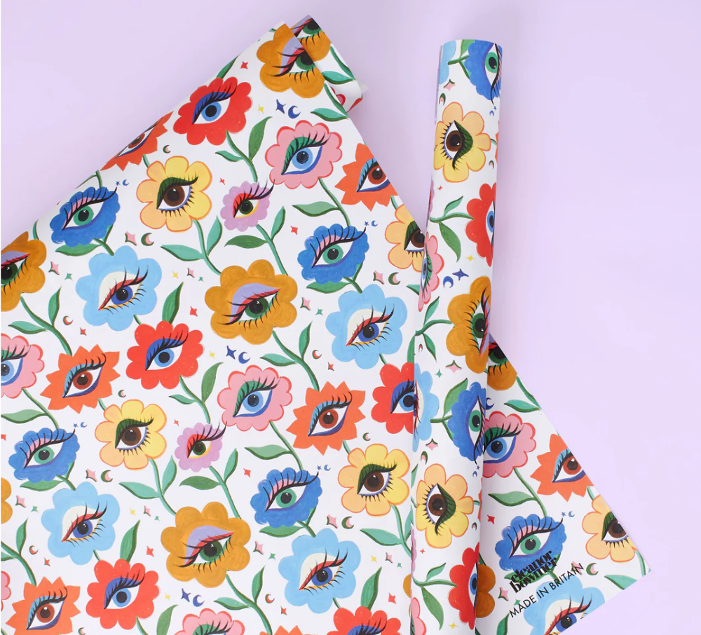 Flower Eyes Gift Wrap