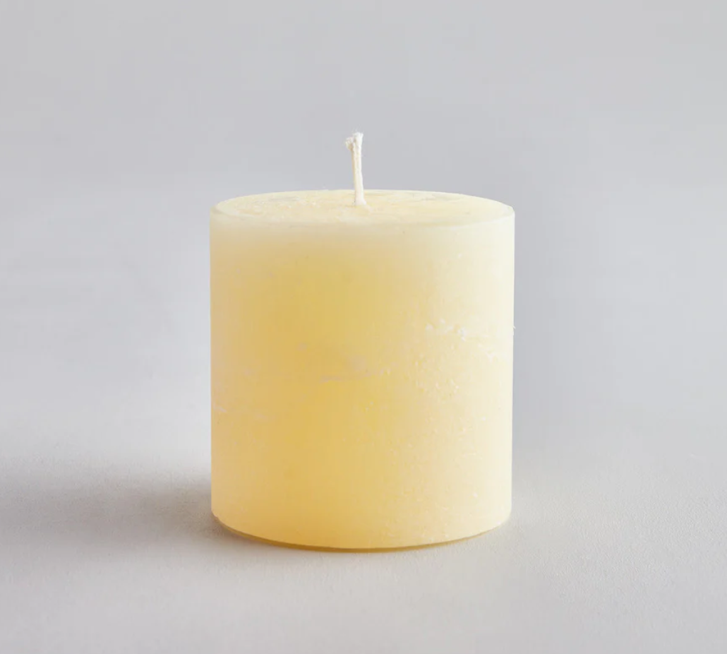 Samphire and Sage Coastal Pillar Candle