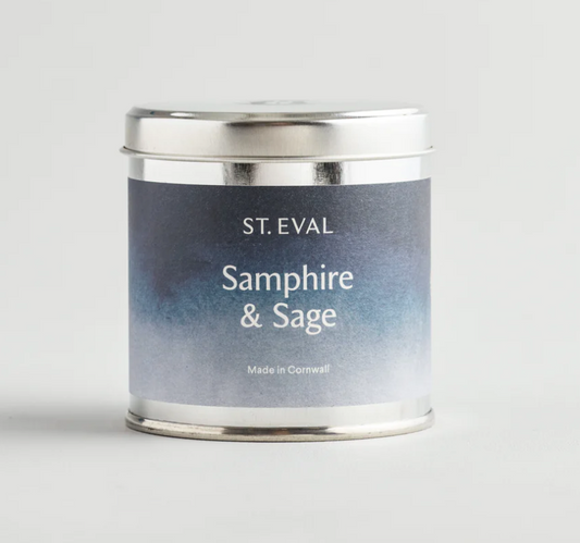 Samphire and Sage, Coastal Scented Tin Candle