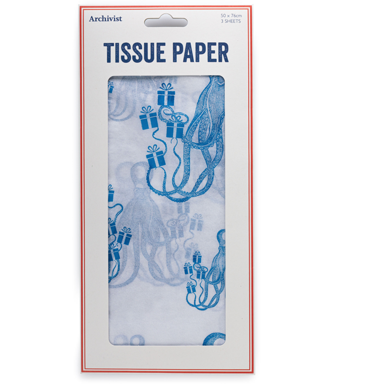 Octopus Tissue Paper Pack of 3