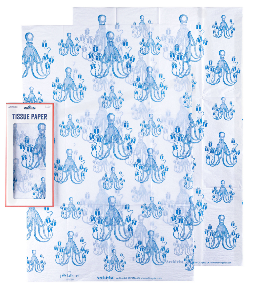 Octopus Tissue Paper Pack of 3