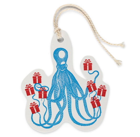 Octopus Gift Tag