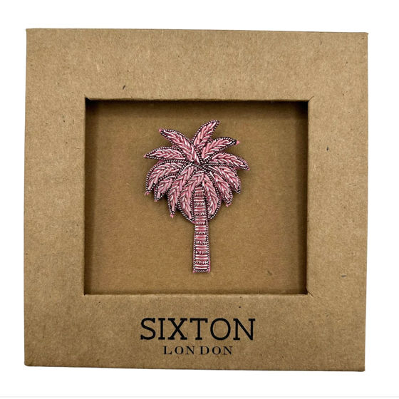 Pink Palm Tree Pin