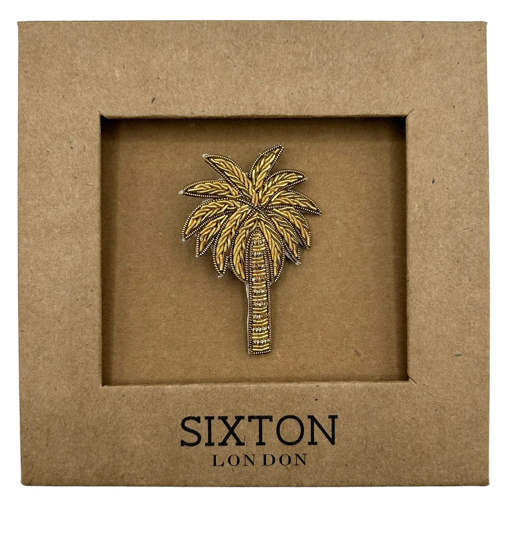 Golden Palm Tree Pin