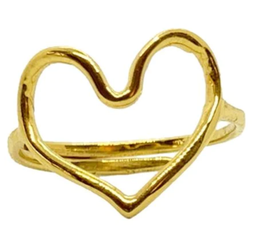 Gold Heart Ring