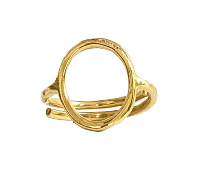 Gold Circle Ring