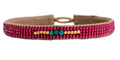 Stone Line Bracelet - Fuchsia
