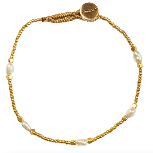 Lulu Round Pearl Bracelet