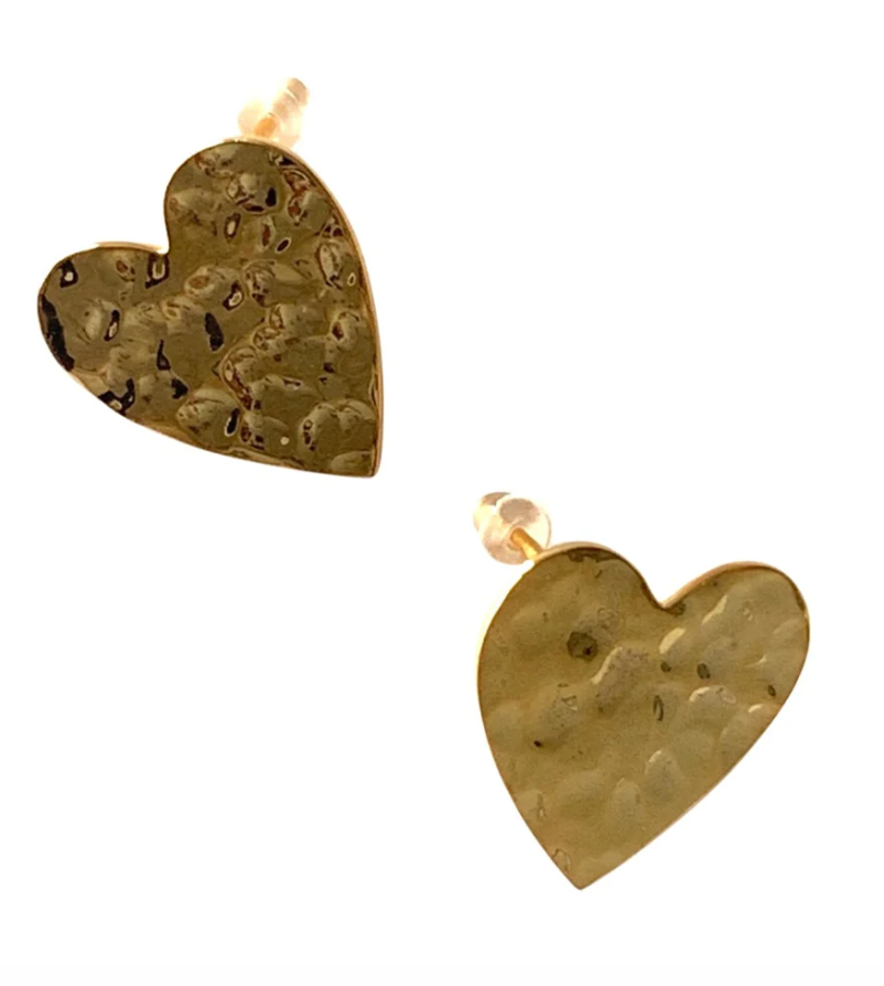 Sweetheart Earrings - Gold