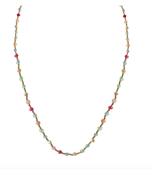 Necklace Round Multi Beads