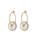 White Etta Earrings