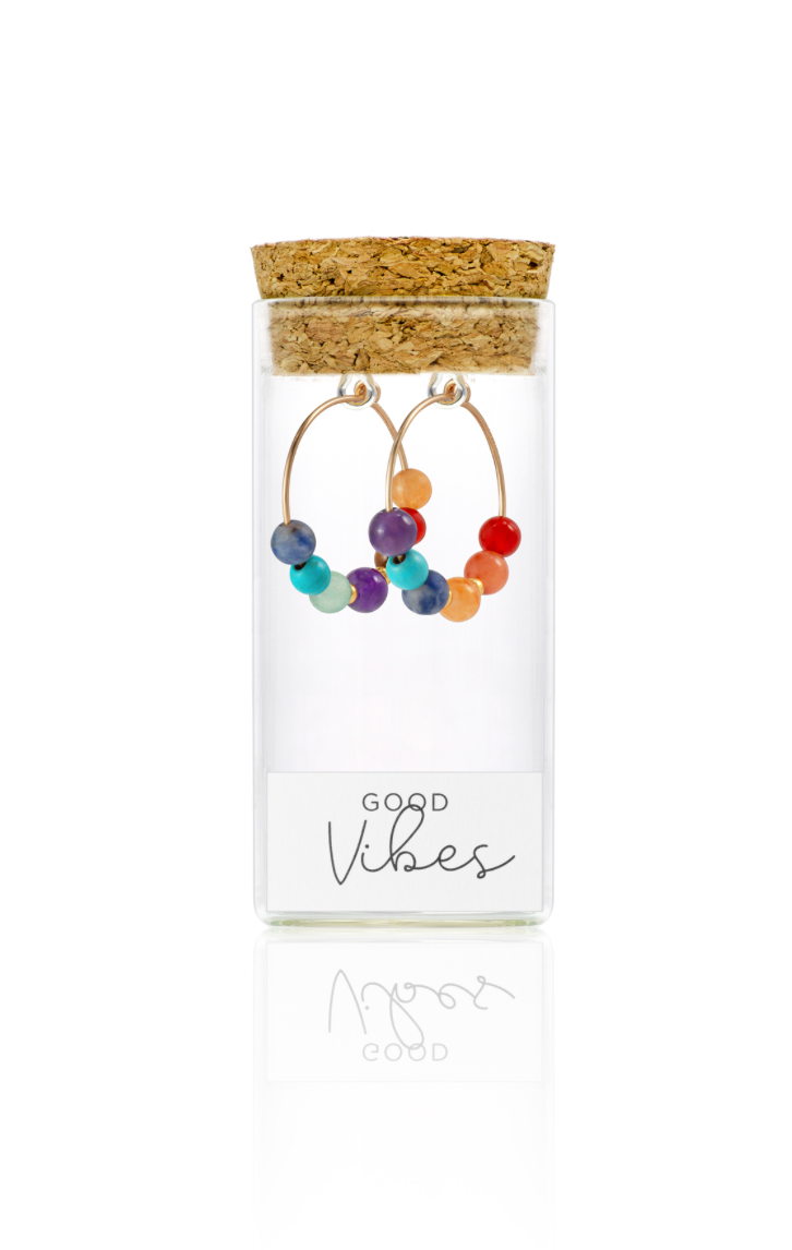 Chakra Hoop Earrings