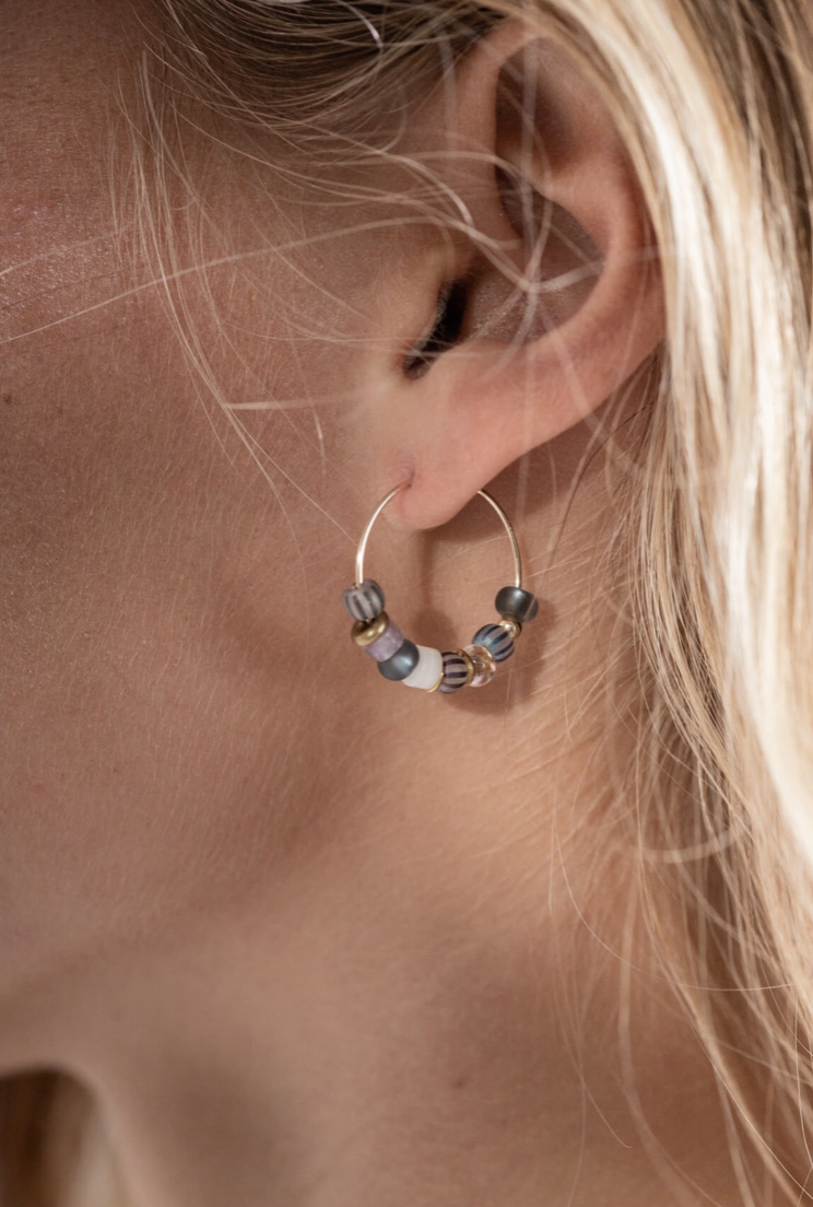 Surf Rider Hoop Earrings