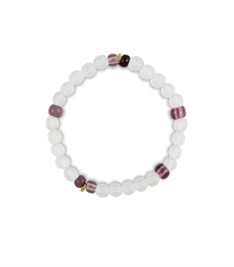 Pura Vida White Beaded Bracelet