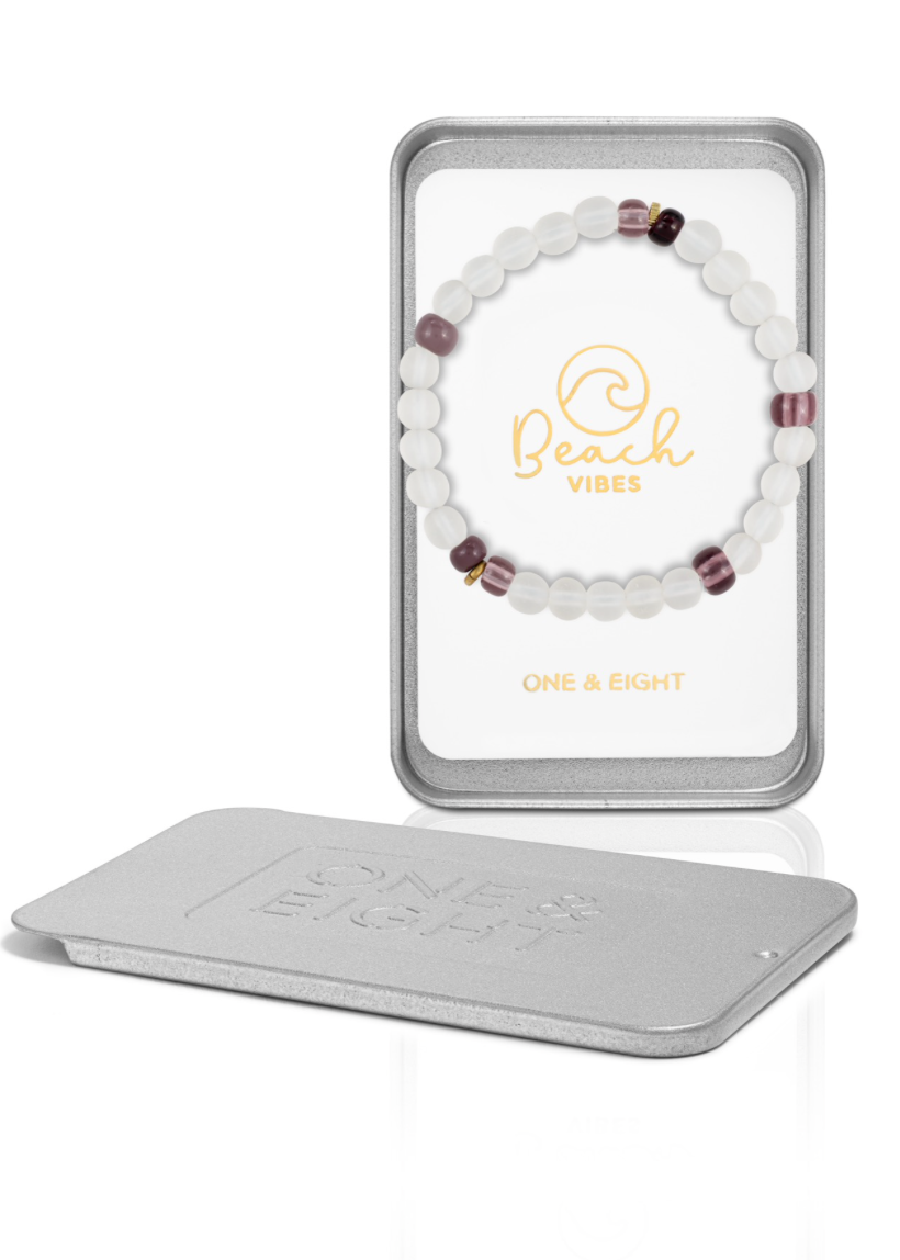 Pura Vida White Beaded Bracelet