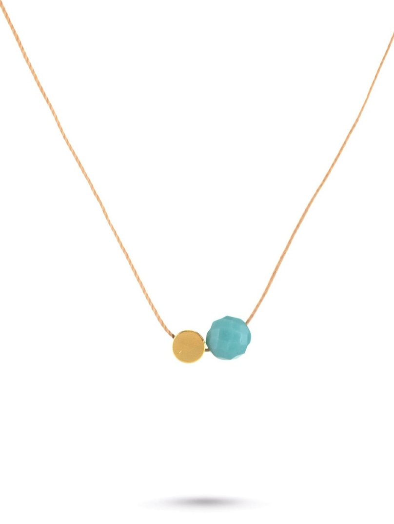 Amazonite Cord Necklace