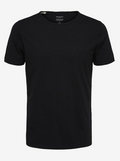 SLHMORGAN O-NECK TEE - Black
