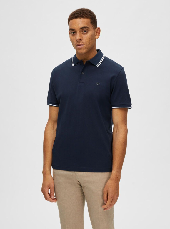 SLHDANTE SPORTS POLO - Navy Blazer