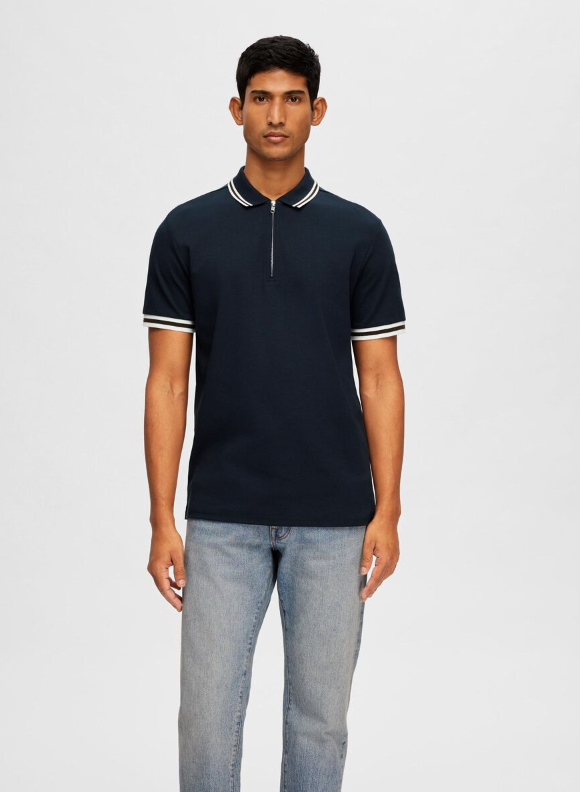 SLHSLIM Toulouse Polo Shirt - Sky Captain