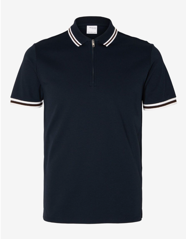 SLHSLIM Toulouse Polo Shirt - Sky Captain