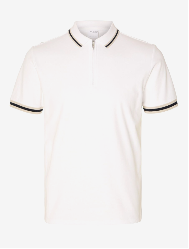 SLHSLIM Toulouse Polo Shirt - Bright White