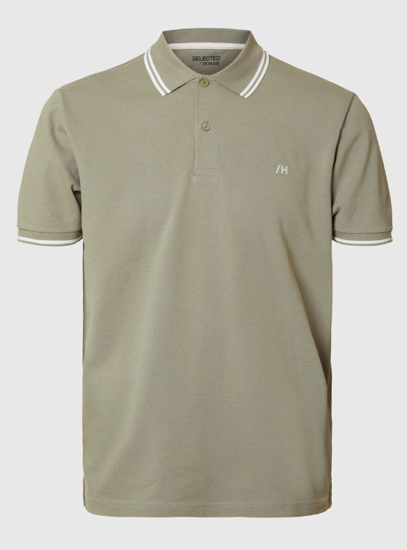 SLHDANTE SPORTS POLO - Vetiver