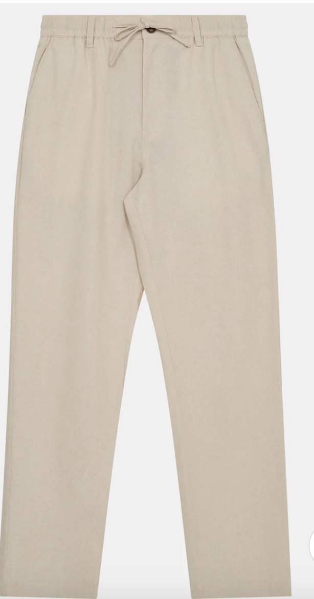 AKJAN Linen Ela Pants - Brown Rice