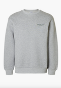 SLHREG HENRY SWEAT CREW NECK - Light Grey Melange