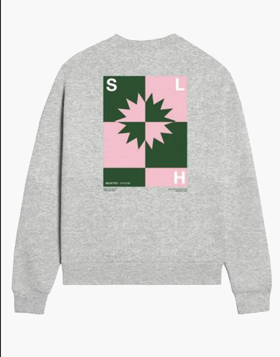 SLHREG HENRY Sweat Crew Neck - Light Grey Melange