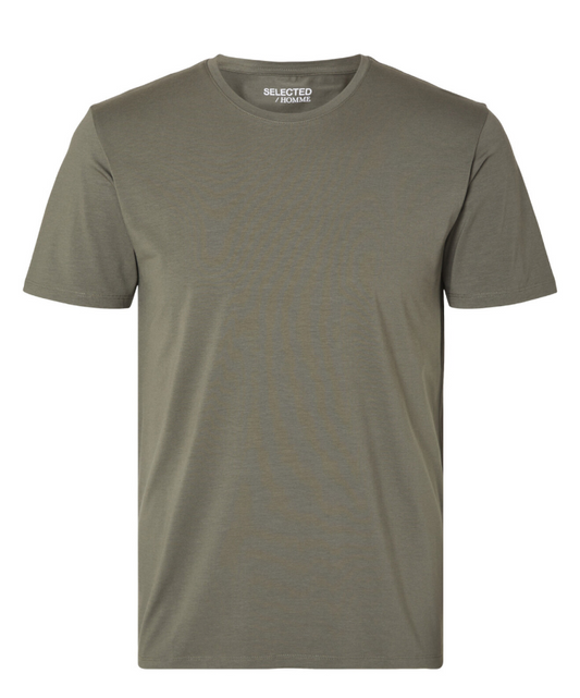 SLHNEWPIMA O-Neck Tee - Kalamata