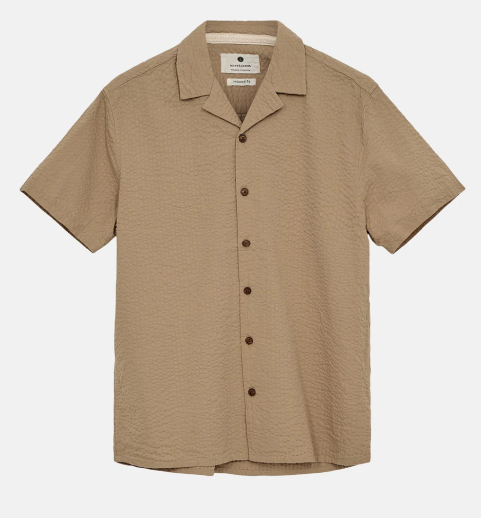 AKLEO SeerSucker Shirt - Incense