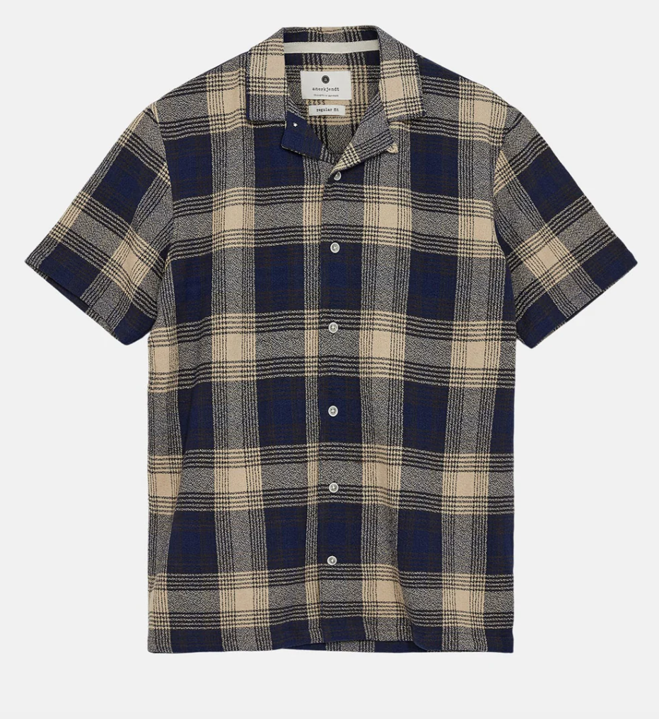 AKKURT Check Shirt - Sky Captain