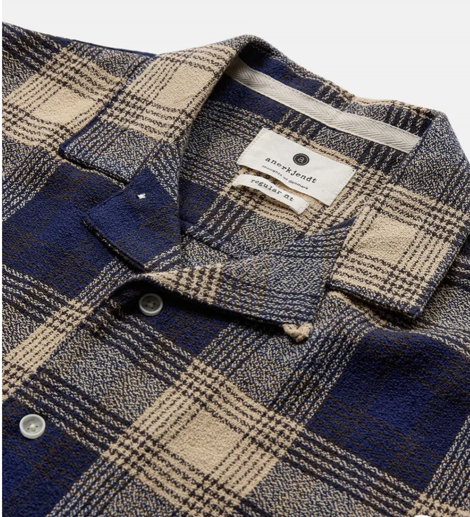 AKKURT Check Shirt - Sky Captain