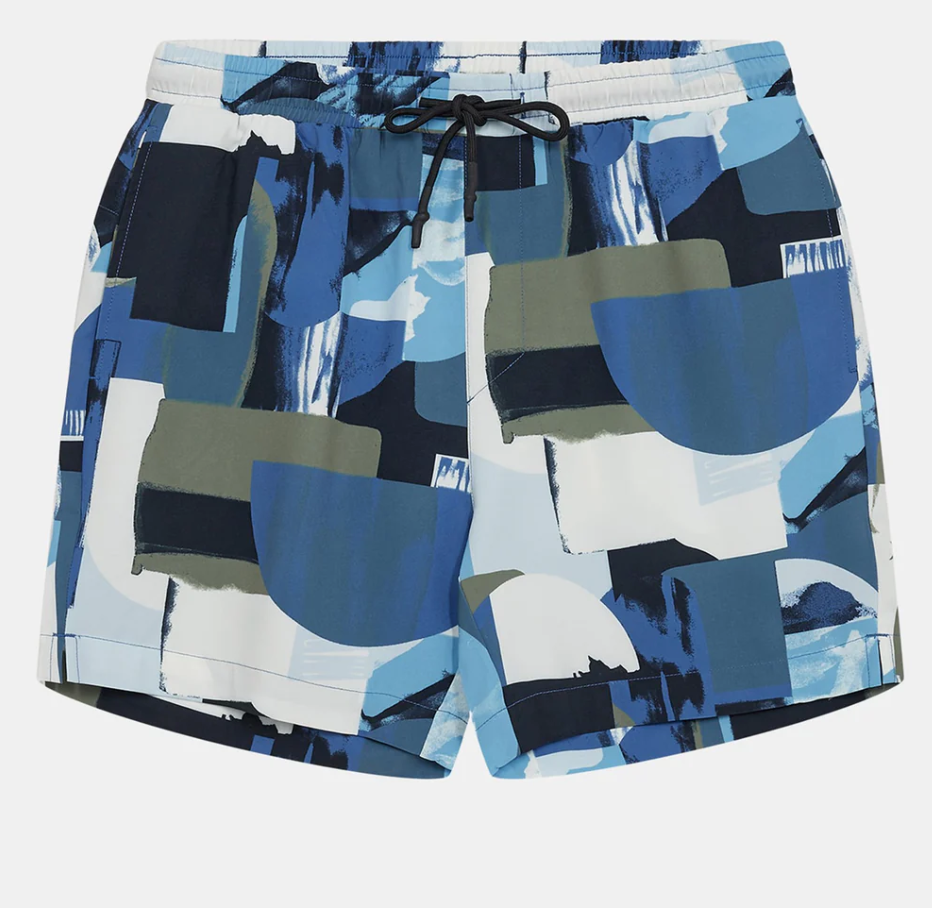 AKSHARK Swim Shorts - Indian Teal
