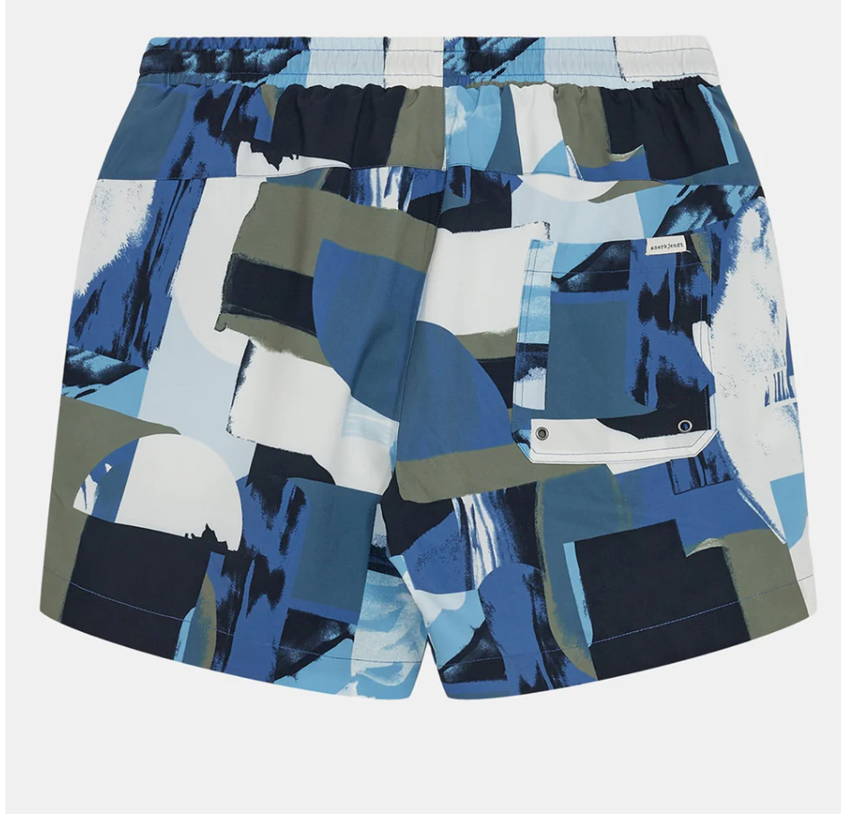 AKSHARK Swim Shorts - Indian Teal